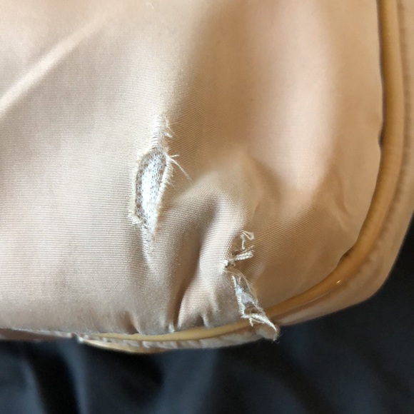 Brighton Handbag microfiber tan/taupe recently cleaned - Picture 7 of 11